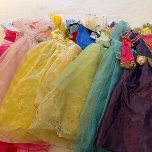 Lot 7 Princess Dresses Size 5/6